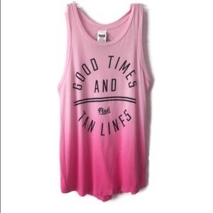 PINK Victoria's Secret Tops - Pink Victoria’s Secret Gradient Ombre Tank Top PINK Victoria's Secret Tops - Pink Victoria’s Secret Gradient Ombre Tank Top